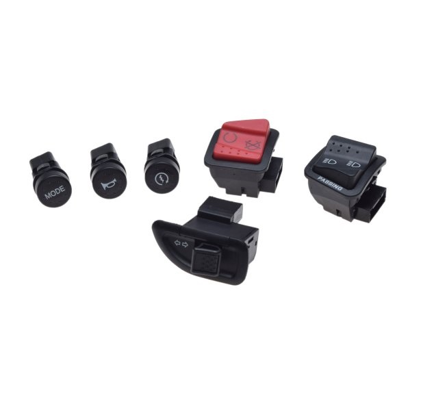 Zestaw przełączników kierownicy do skuterów Piaggio