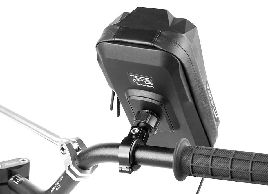 Uchwyt motocyklowy z etui na telefon - eXtreme - typ: 185-STRONG-ABS
