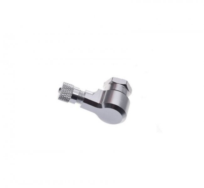 Wentyl koła kątowy - srebrny