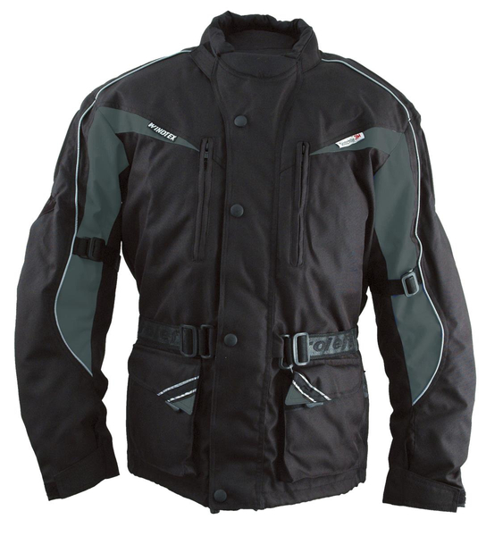 Roleff Kurtka Tekstylna Długa Czarna Wind-Tex