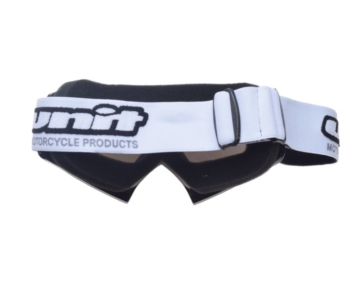 Gogle motocyklowe czarne srebrna szyba model No.18 Unit