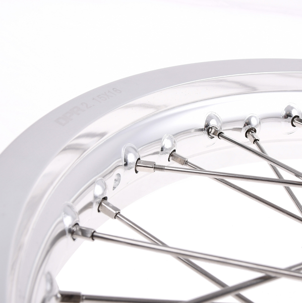 Koło jezdne 2,15x16 Simson S51 alu szprychy inox DPR