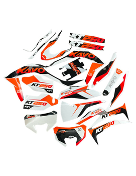 Okleina komplet grafik dirtbike Kayo KT250 Enduro