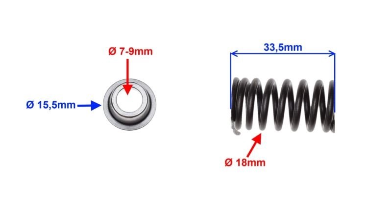 Sprężyny zaworowe Sym Oorbit 4T kpl