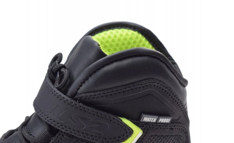 Buty motocyklowe męskie niskie LS2 Garra Man WP Black Yellow wodoodporne