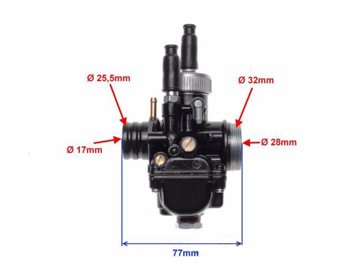 Gaźnik phbg 17,5 ssanie na linkę jak dellorto 2t