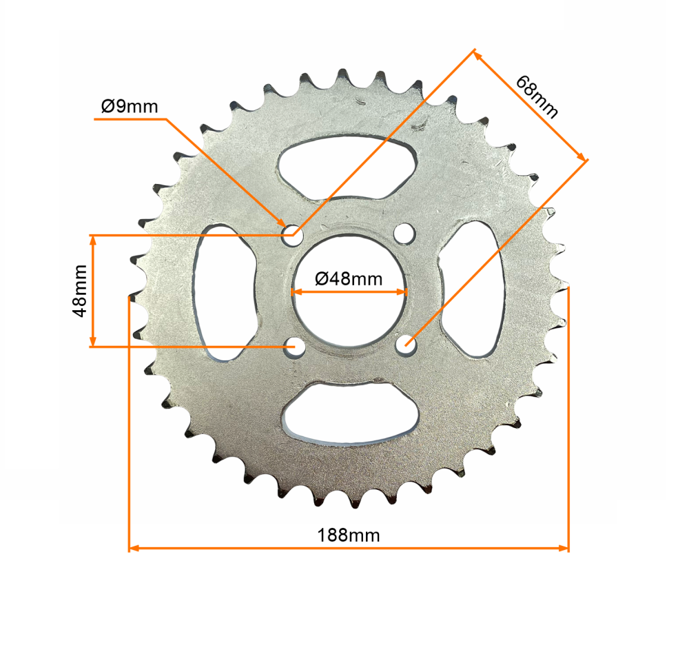 Zębatka tył 36z 520 fi-48mm quad atv 250cc Bashan Kingway Shineray Eagle