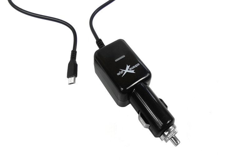 Ładowarka samochodowa extreme micro usb 1a