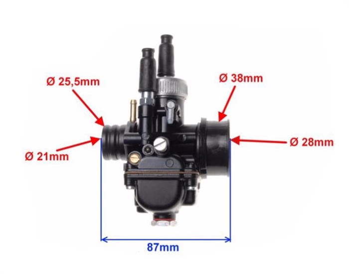 Gaźnik phbg 21 ssanie na linkę jak dellorto 2t