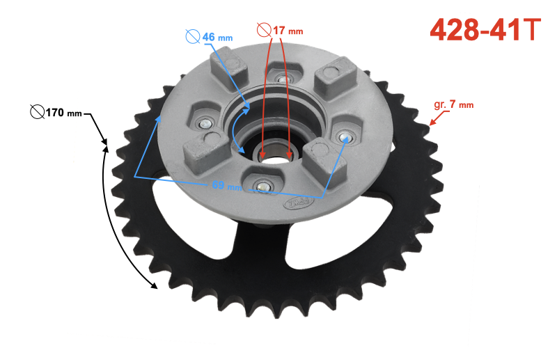 Piasta koła tylnego do Barton Ranger Classic