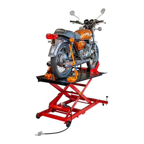 Biketec warsztatowy podnośnik pneumatyczno hydrauliczny do motocykli