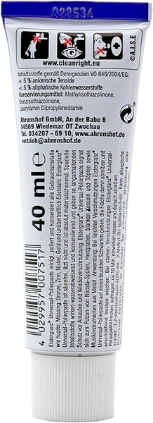 Pasta polerska Elsterglanz niemiecka 40ml polerowanie metalu oraz aluminium 