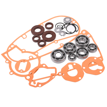 Zestaw naprawczy silnika Simson S50 łożyska uszczelki uszczelniacze Venandi