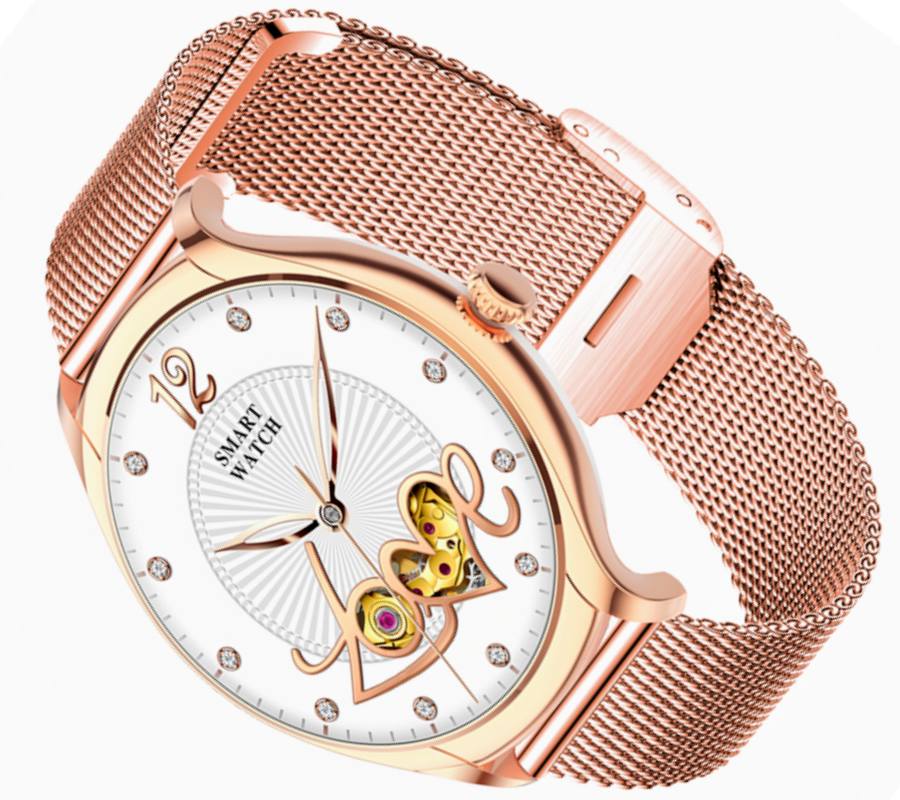 Smartwatch zegarek Rubicon damski RNCF13 tryby sportowe SMS puls kroki sen