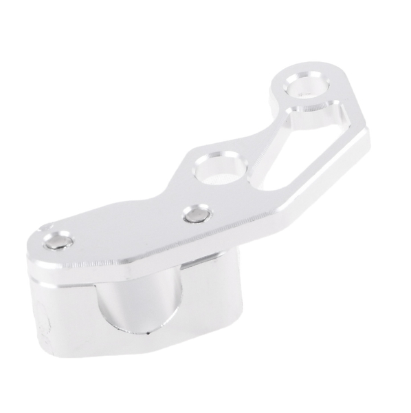 Uchwyt przewodu hamulcowego Simson S50 S51 srebrny aluminiowy Racing Force