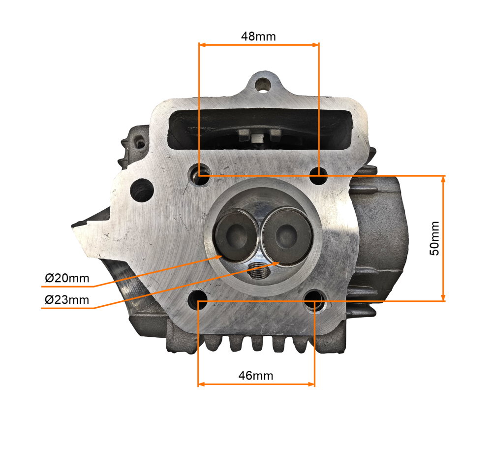 Głowica 4T 70cc 47mm z wałkiem motorower minichopper atv Barton Junak Zipp