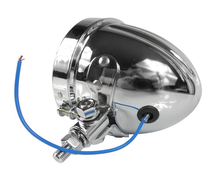 Lampa dodatkowa chopper h3 60/55w chrom homologacj