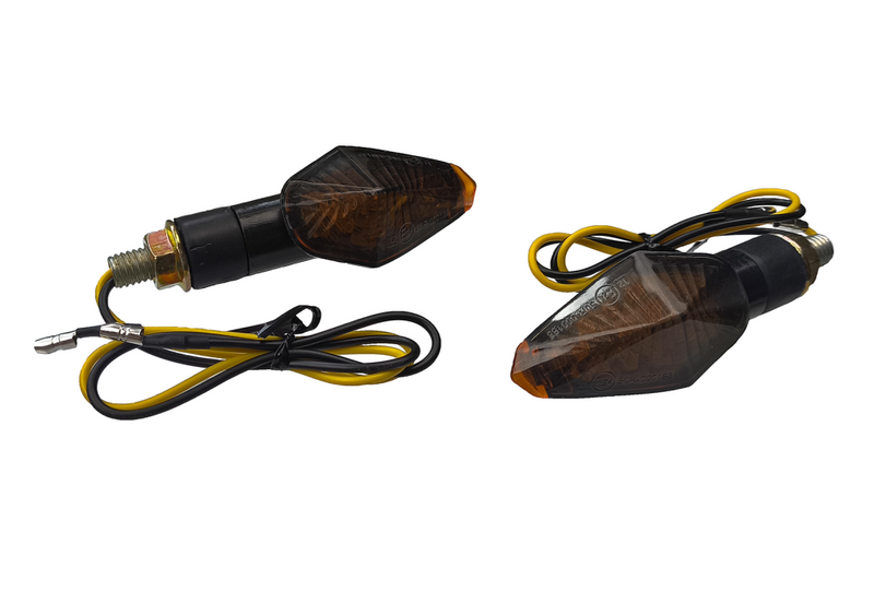 Kierunkowskazy Led przydymione gwint M8 homologacja drogowa komplet