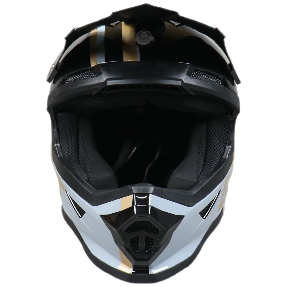 Kask Shot Racing cross Furious Shining Black Bronze Glossy