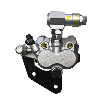 Zacisk hamulca przód 2 - tłoczkowy z ABS Romet 747 na koło 10 cali