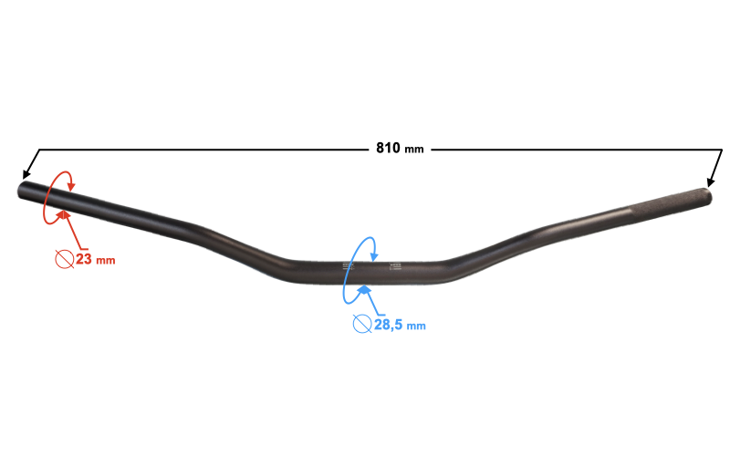 Kierownica Barton DB250 MZK cross enduro