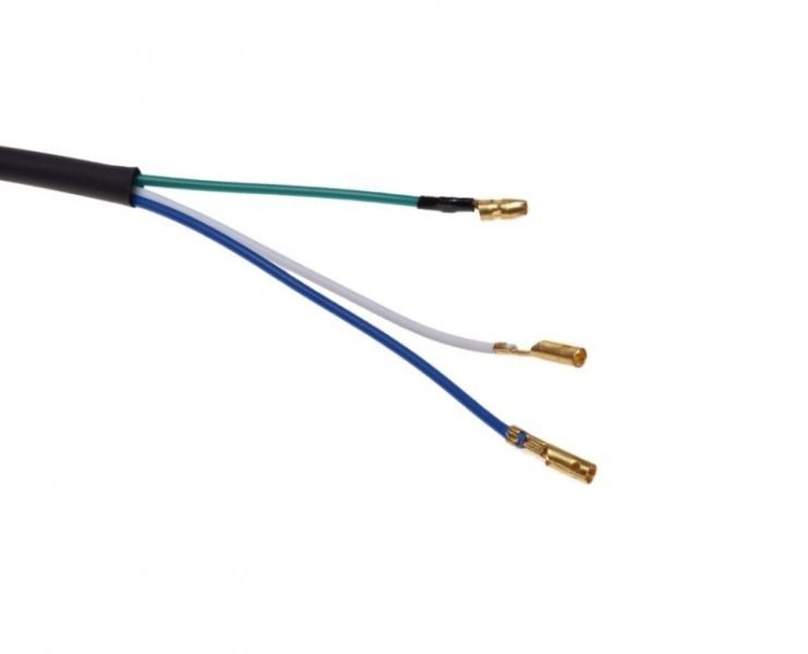 Owiewka przód z reflektorem biało czerwona h4