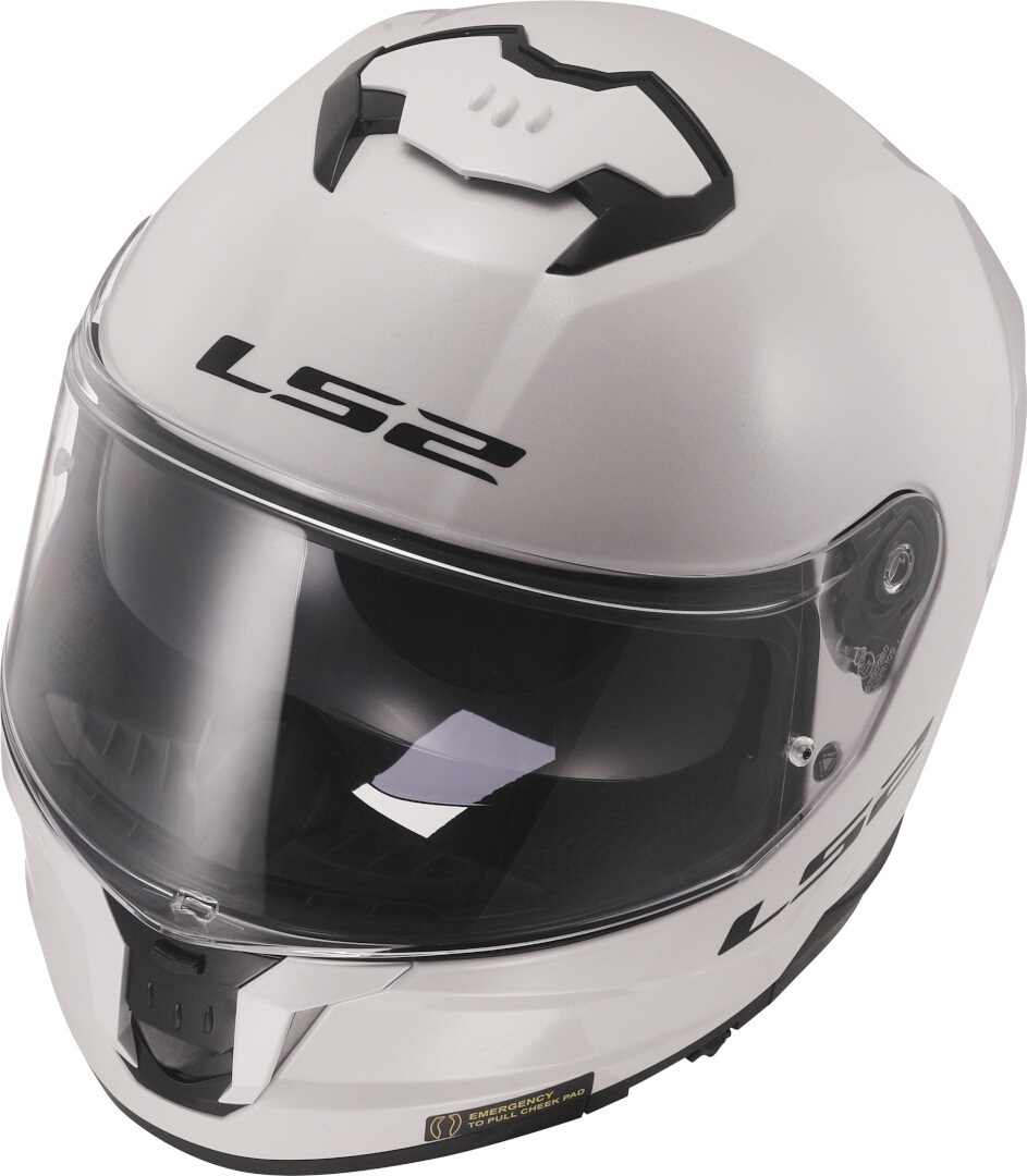 Kask integralny LS2 FF808 STREAM II SOLID WHITE homologacja ECE 22.06