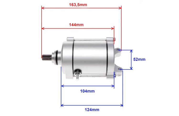 Rozrusznik elektryczny 9z shineray atv bashan 200