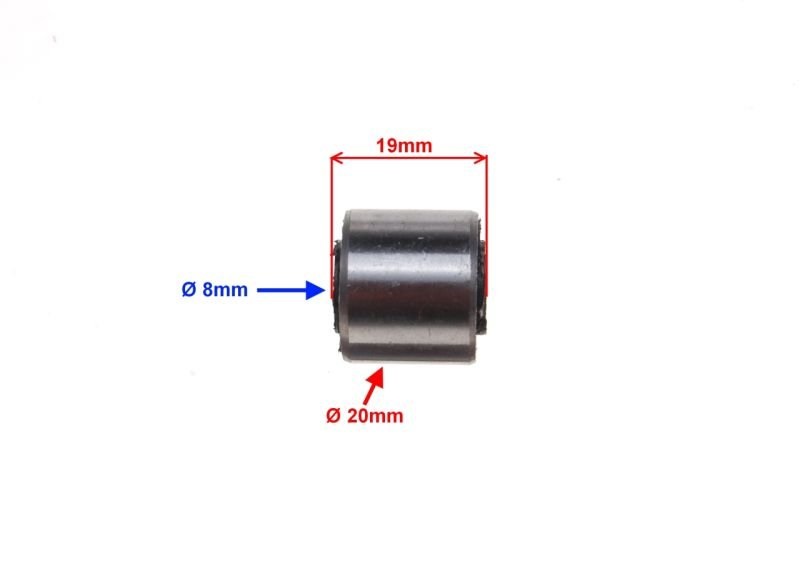 Tulejka metalowo-gumowa amortyzatora 20/8/17/19