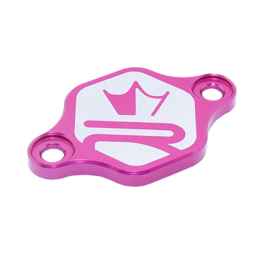 KRM zaślepka dozownika oleju różowa Minarelli AM6 Derbi D50B0 EBS050