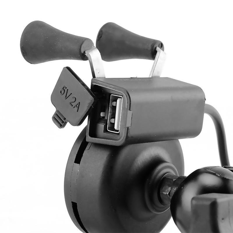 Uchwyt Motocyklowy z Ładowarką RAM L-metal USB