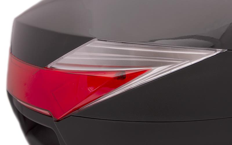 Kufer Moretti, MR-713, 30l Czarny czerwony odblask