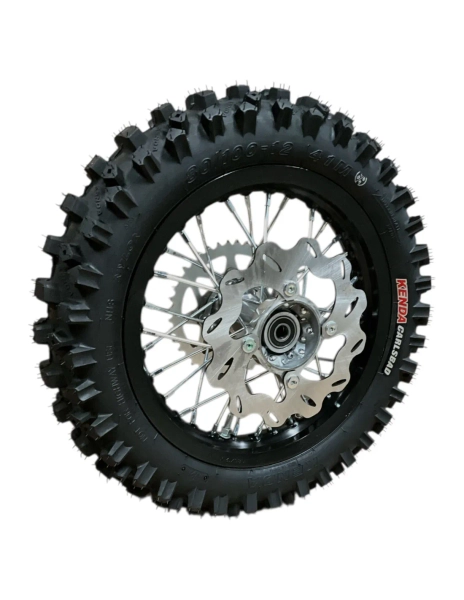 Koło 12 cali tył komplet Kenda pitbike MRF 140 RC-Z RC RC BIG 120 RC