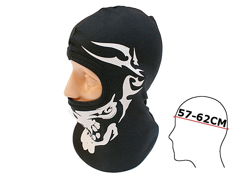 Kominiarka Motocyklowa Czacha Czaszka 1 Otwór L/XL