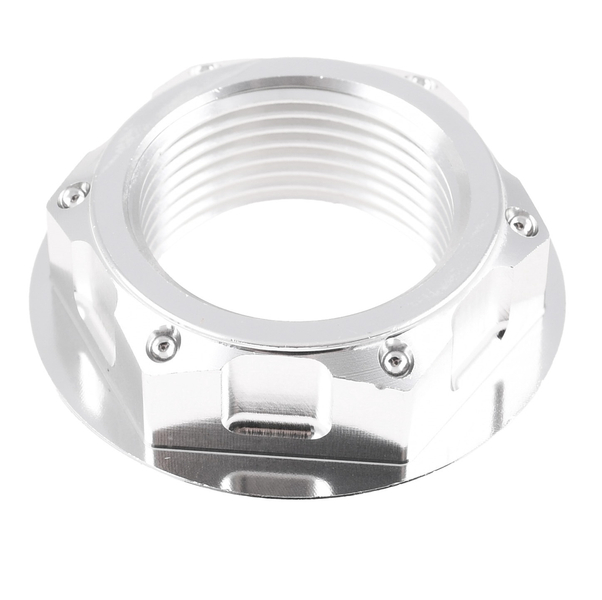 Nakrętka półki widelca M24x1,5 srebrna aluminiowa DPR Performance