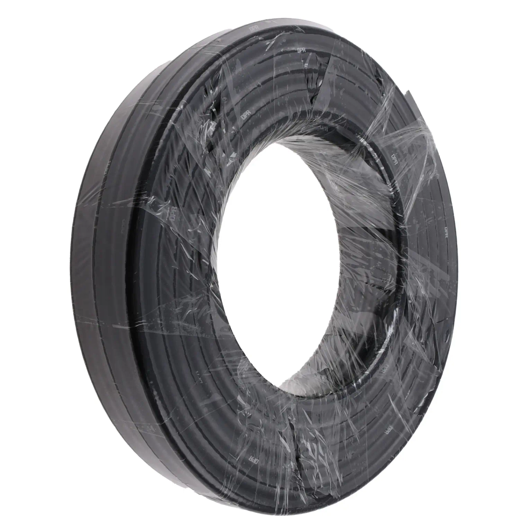 Wąż przewód oleju paliwa dwuwarstwowy 7mm silocone pro czarny 1 metr DPR