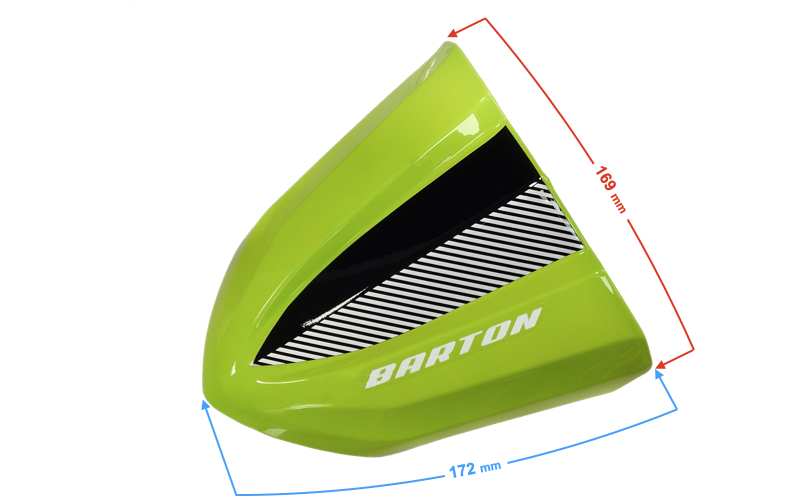 Obudowa górna reflektora (osłona licznika) zielona do motoroweru FR 2