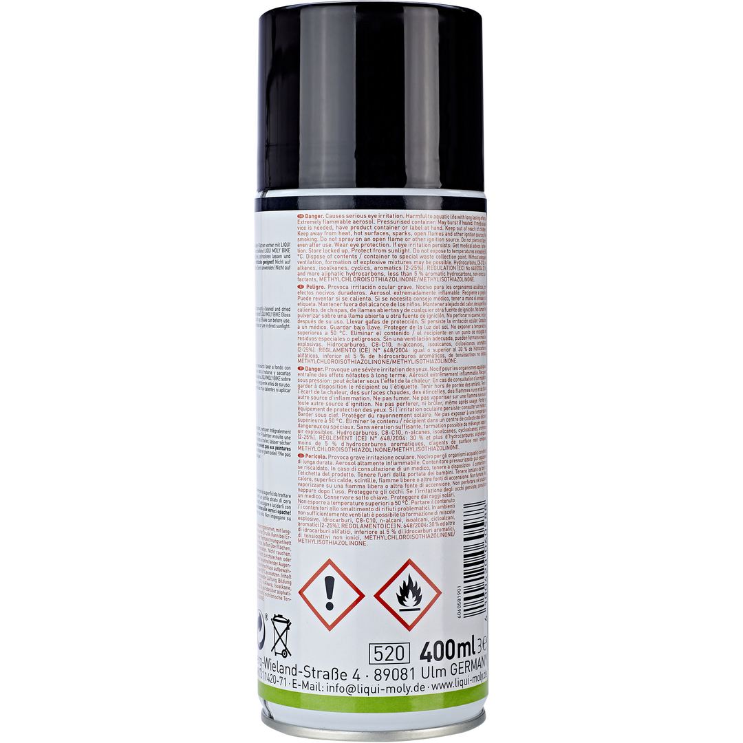 Liqui Moly Bike wosk w sprayu 400ml bardzo dobrze czyści i poleruje