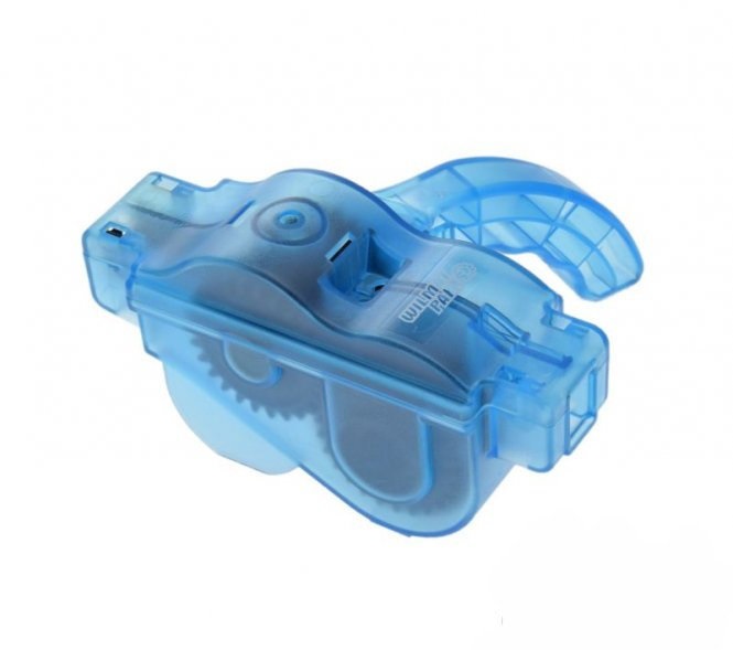 Przyrząd do czyszczenia łańcucha rowerowego bio