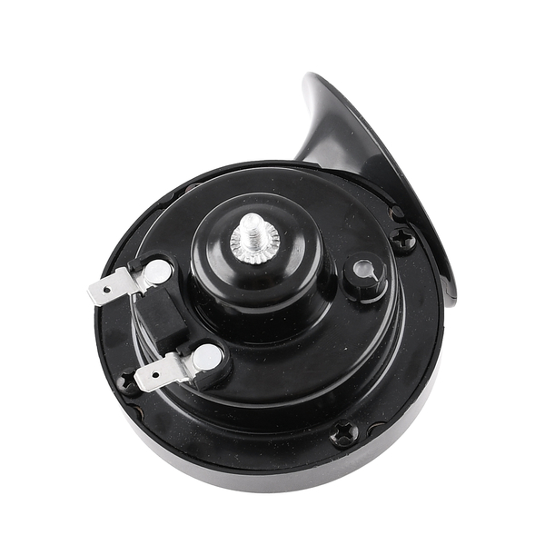 Sygnał dźwiękowy 12V wysoki ton czarny prawy homologacja Decimax by Seger