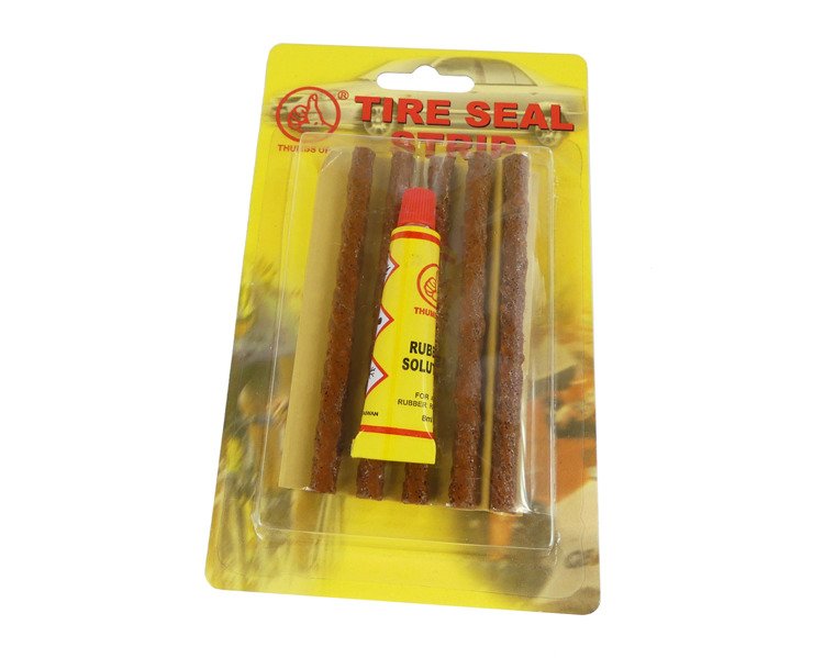 Zestaw naprawczy opon paski uszczelniające klej