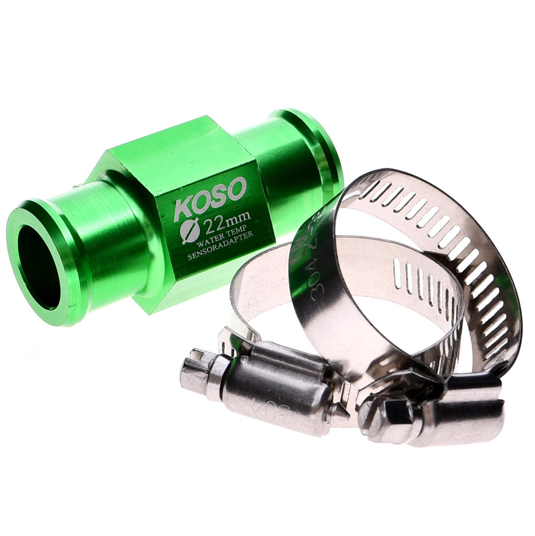 Adapter Czujnika Temperatury 1/8" 22mm Koso zielony Replika