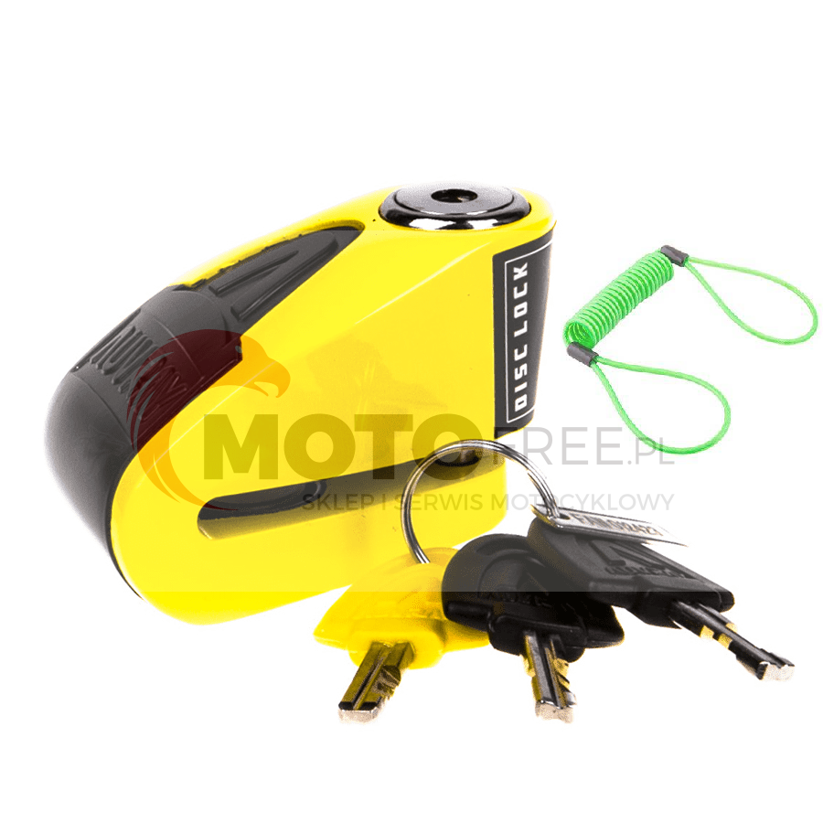 AUVRAY Blokada Tarczy 6mm z Alarmem + Przypominacz YAMAHA HONDA SUZUKI