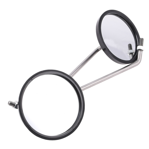 Lusterka okrągłe czarne uniwersalne M8 Classic Racing Force