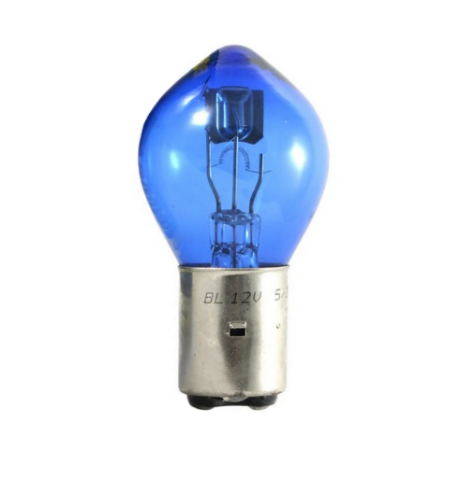 Żarówka bosma 12v 35/35w ba20d niebieska