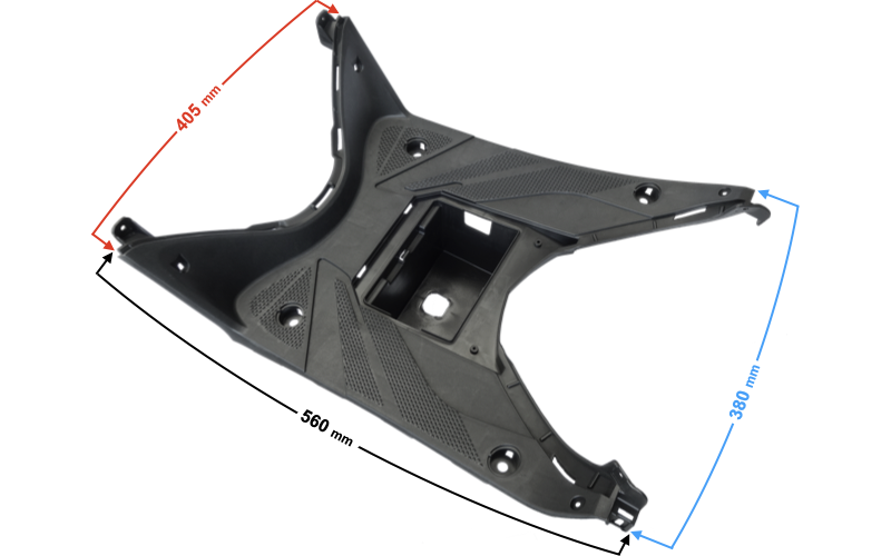 Obudowa podłoga czarna Barton Scalpel