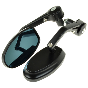 Lusterka dolne czarne uniwersalne Cafe Racer Bobber Custom Racing Force