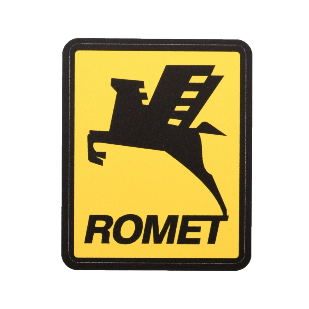 Naklejka żółta motorower Romet Ogar Motorynka