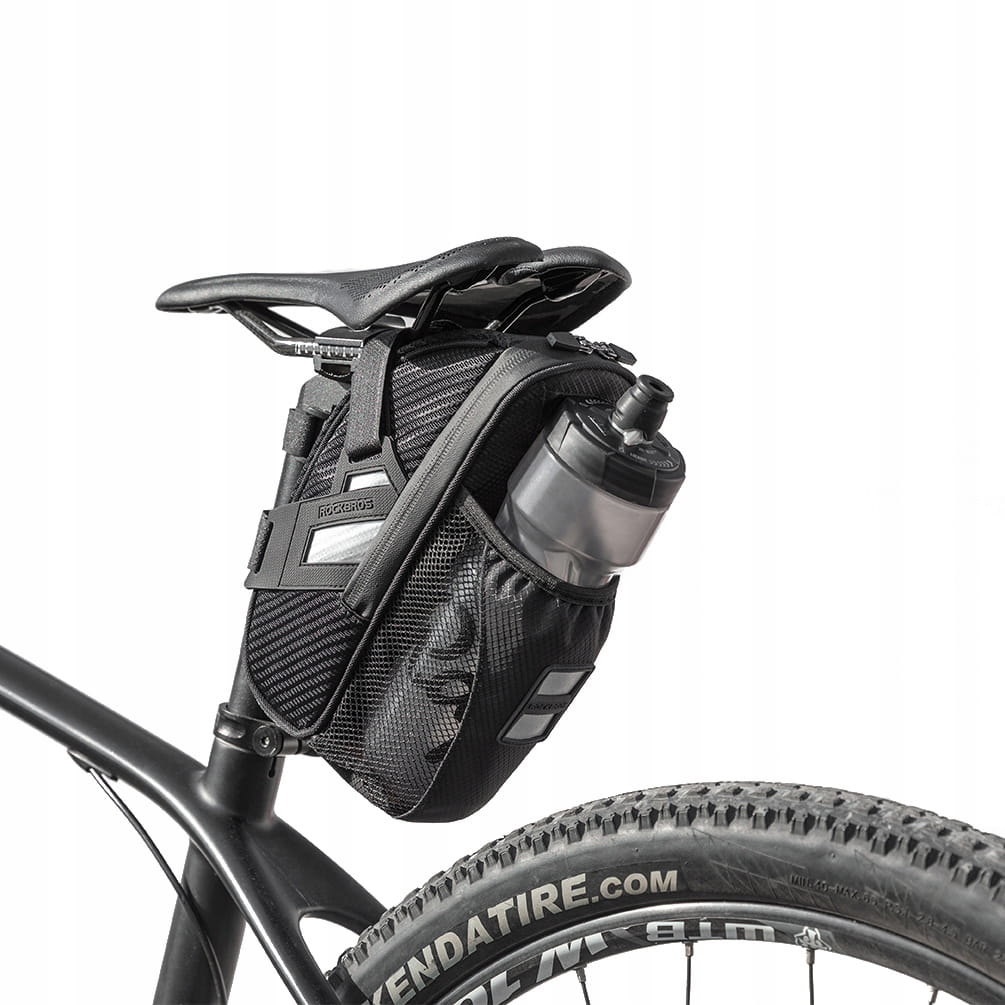 ROCKBROS Torba rowerowa podsiodłowa czarna (C35)
