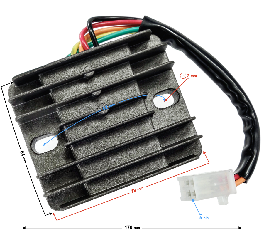 Regulator napięcia quad atv Bashan 200 250 ATV Chińskie